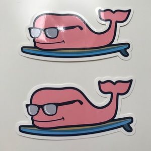 Vineyard Vines Surfing Wale Stickers